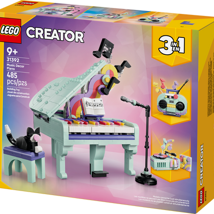 LEGO® Creator 3in1 Decorative Piano with Cat 31392