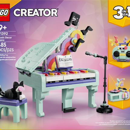 LEGO® Creator 3in1 Decorative Piano with Cat 31392