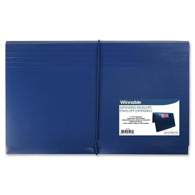 Enveloppe Extensible En Poly De 1,5 Po, Format Légal, Bleu