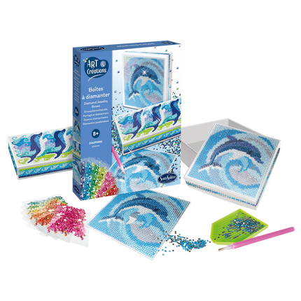 DIAMOND BOXES - DOLPHINS