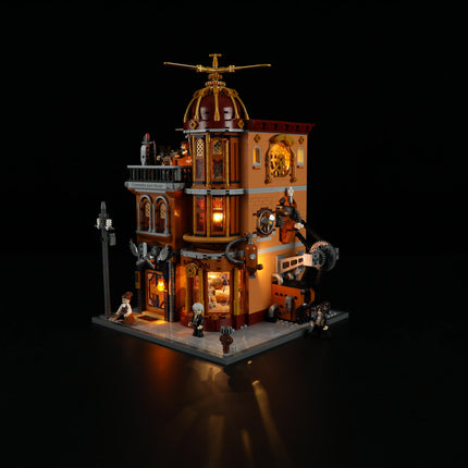 Lumibricks Steampunk Flying Club 1858PCS