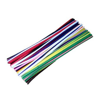 CHENILLE STEMS-12IN. ASSORTED COLOURS