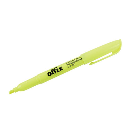 Offix Yellow Pen Style Highlighter 