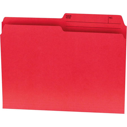 Chemises à dossier réversibles Offix® - Format lettre - Rouge
