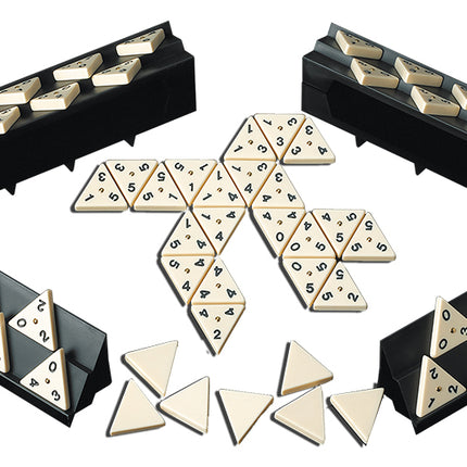 Jeu Triominos- De luxe trilingue Ang/Fra/Esp.