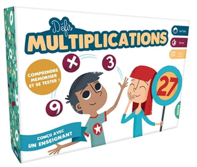 Défis multiplications : comprendre mémoriser et se tester !