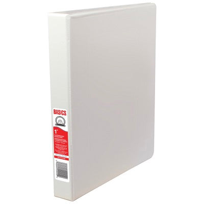Binder-Overlay Basics Brand 1" O-Ring White