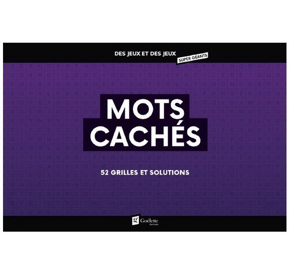 Mots cachés super géants : 52 grilles et solutions - Super géants