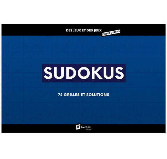 Sudokus super géants : 100 grilles et solutions