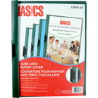 Couverture pour rapport avec pince coulissante basics, vert
