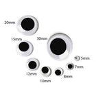 YEUX ECARQUILLES 10MM NOIR 100/PQT