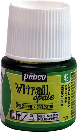 Peinture vitrail opale 45ml vert clair 42