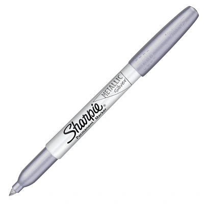 Sharpie fin métallique argent