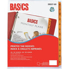Basics Index À Onglets Format Lettre Mensuel Bilingue