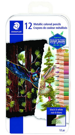 12 Crayons de couleur métallisés Staedtler