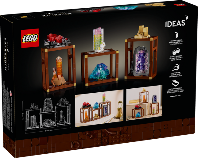 Lego Ideas 21362 La collection de minéraux