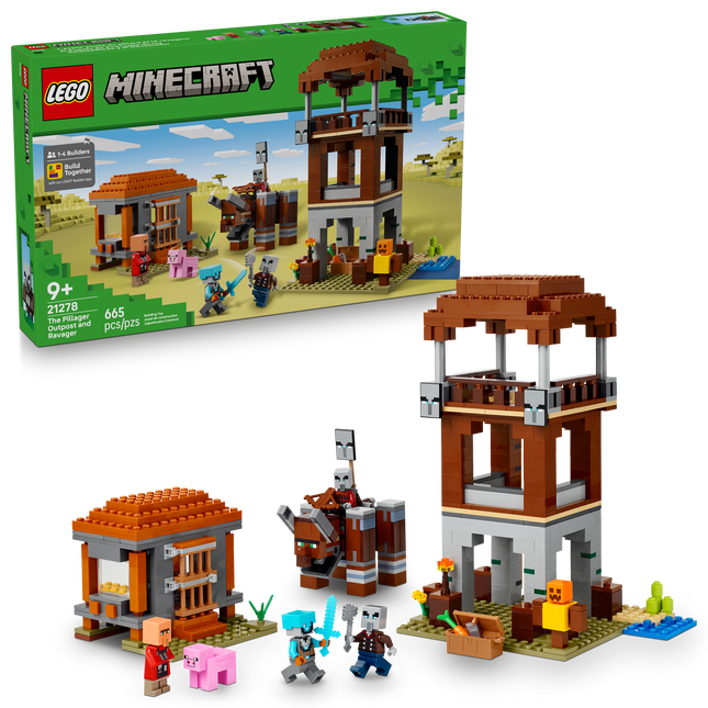 Lego Minecraft 21278 L’avant-poste du pillard et le ravageur