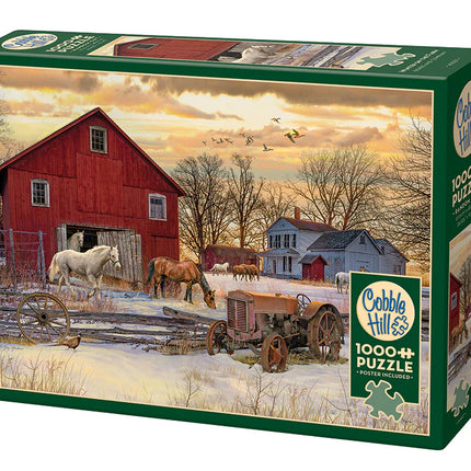 CT Cobble Winter on the Farm | 1000 pieces 