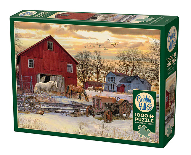 C-T Cobble L'hiver à la ferme | 1000 pièces