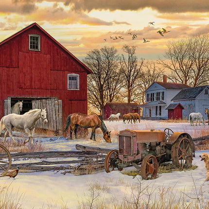 CT Cobble Winter on the Farm | 1000 pieces 