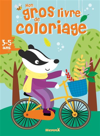Mon gros livre de coloriage 3-5 ans ours