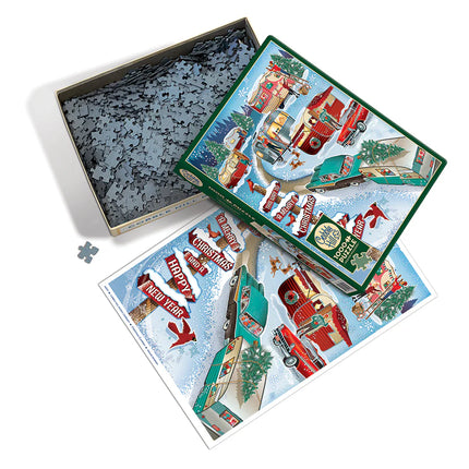 CT Cobble Christmas Campers | 1000 pieces 