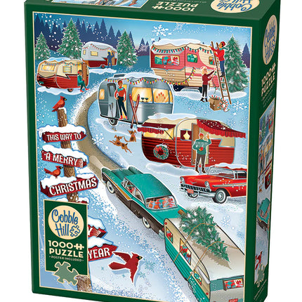 CT Cobble Christmas Campers | 1000 pieces 