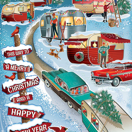 CT Cobble Christmas Campers | 1000 pieces 