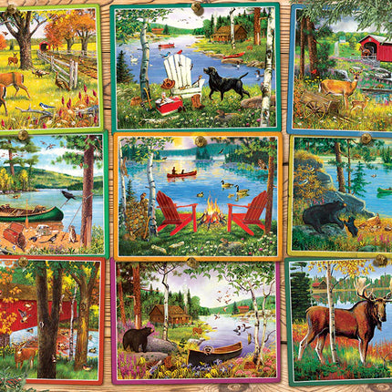 C-T Cobble Cartes postales de Lake Country | 1000 pièces