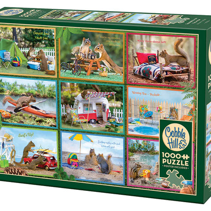 CT Cobble Squirrels on Vacation | 1000 pieces