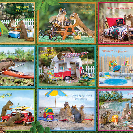 CT Cobble Squirrels on Vacation | 1000 pieces