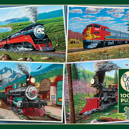 C-T Cobble Historic Locomotives | 1000 Piece