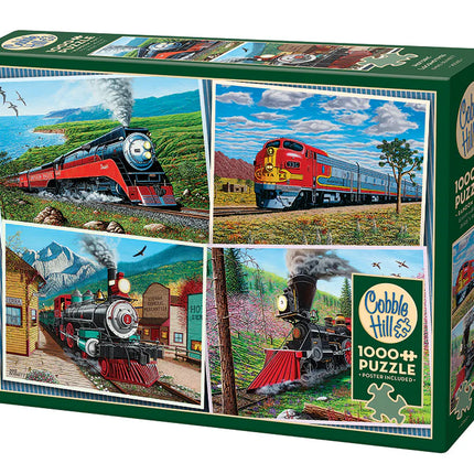 C-T Cobble Historic Locomotives | 1000 Piece