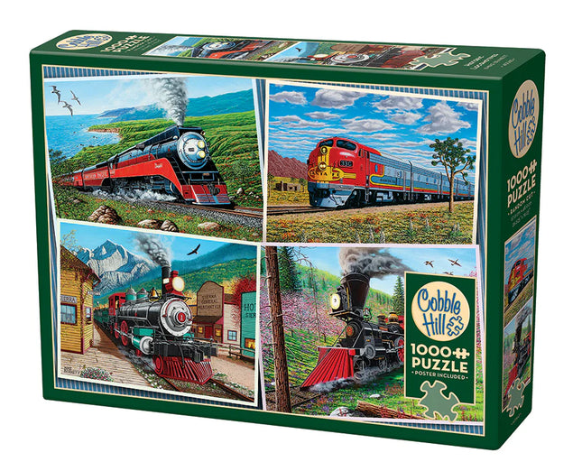 C-T Cobble Historic Locomotives | 1000 Piece