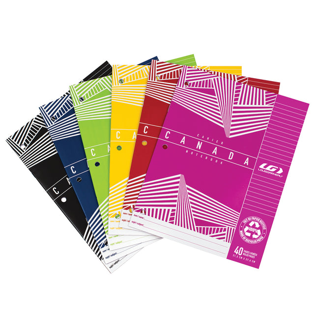 Canada Ruled Notebook 40 pages LG