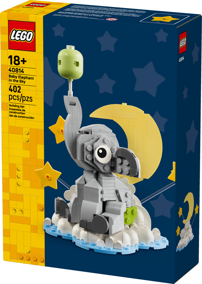 Lego Iconic 40814 Le bébé éléphant dans le ciel