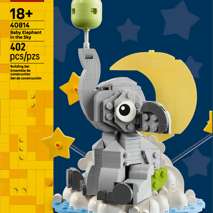 Lego Iconic 40814 Le bébé éléphant dans le ciel