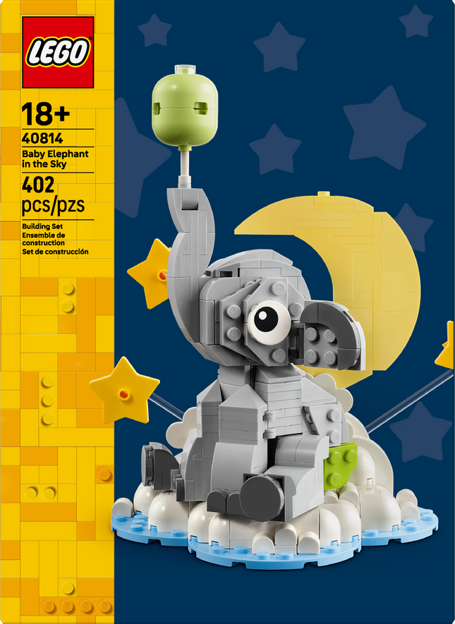Lego Iconic 40814 Le bébé éléphant dans le ciel