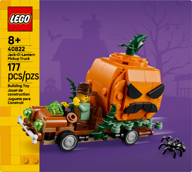 LEGO® La camionnette citrouille-lanterne, Ensemble de jouet 40822