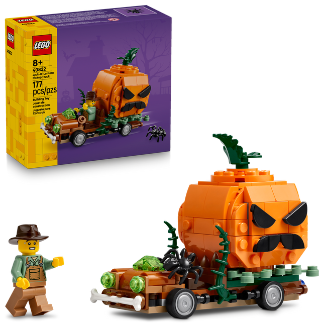 LEGO® La camionnette citrouille-lanterne, Ensemble de jouet 40822