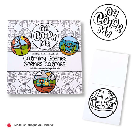 Mini coloring book Calm Scenes