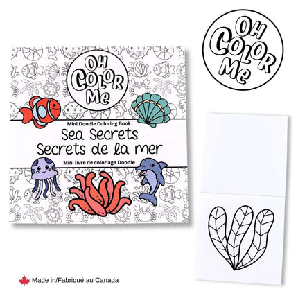 Mini Coloring Book Secrets of the Sea
