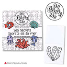 Mini Coloring Book Secrets of the Sea