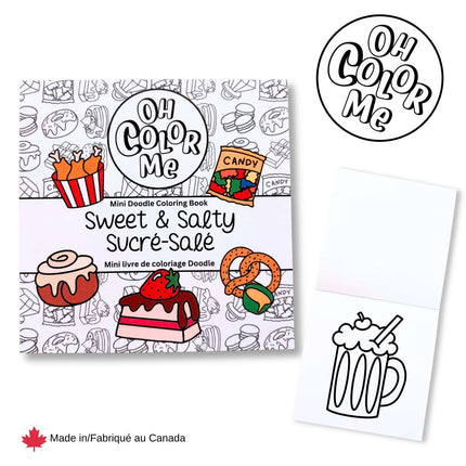 Sweet & Savory Mini Coloring Book