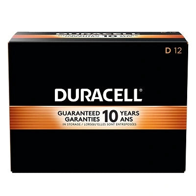 Paquet De 12 Piles Alcalines Coppertop, D