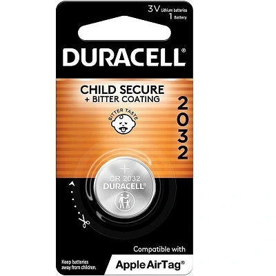 Pile Bouton Au Lithium Duracell 2032, 3V