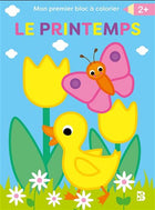 Le Printemps - Bloc à colorier