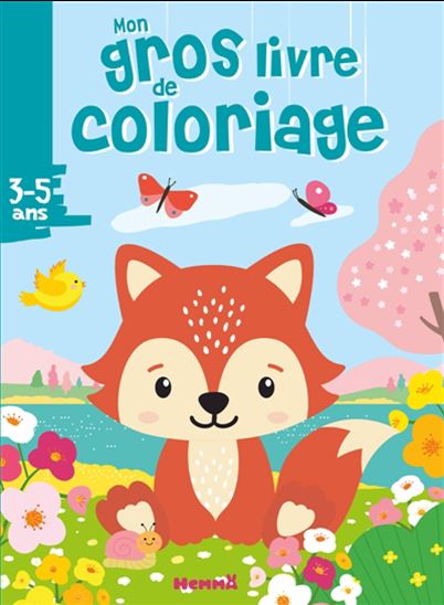 Mon gros livre de coloriage 3-5 ans renard