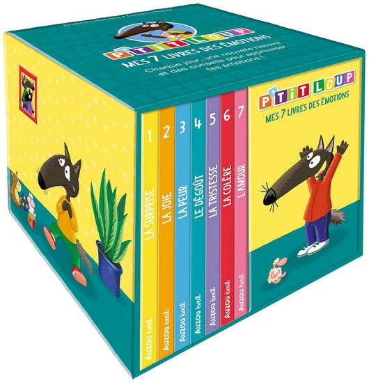 Bibliothèque p'tit loup - "mes 7 livres des émotions"