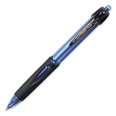 Uni-Ball Power Tank Retractable Pen, Broad Tip, Blue 